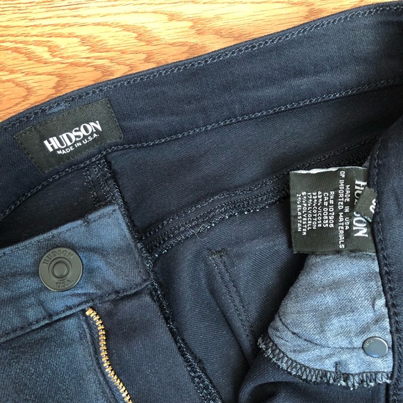 Hudson Krista Ankle Metallic Midnight Jean - Picture 6 of 8